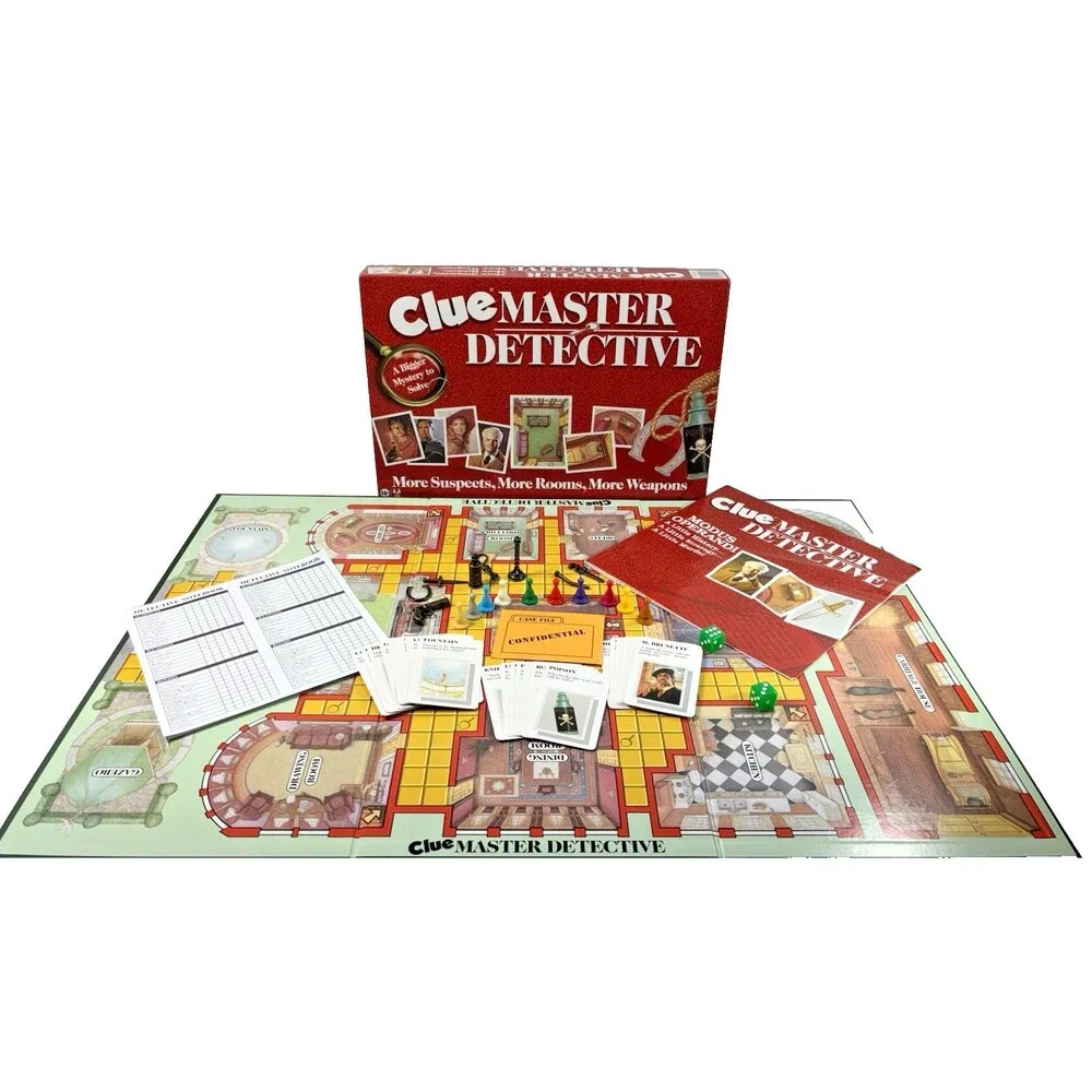 Clue Master Detective Classic Detective Winning Moves 2021 Board Game Complete